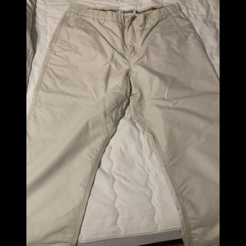 2 pairs of mountain khakis 38x30 relaxed fit
